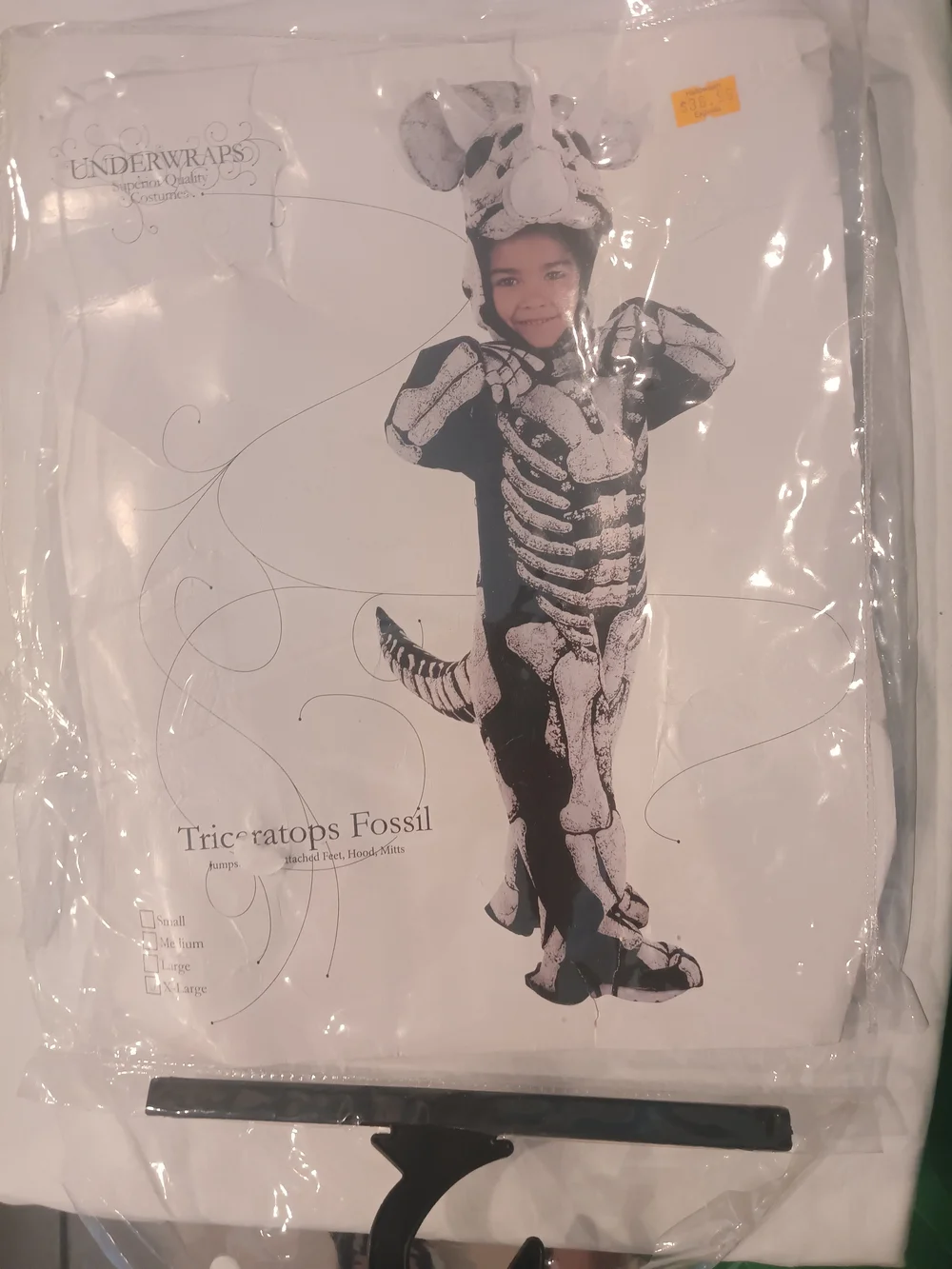 Triceratops Fossil Unisex Kids Halloween Costume